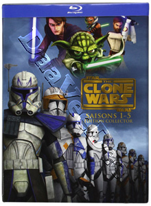 Star Wars: The Clone Wars (Seasons 1-5) - 15-Disc Box Set (Blu-Ray)
